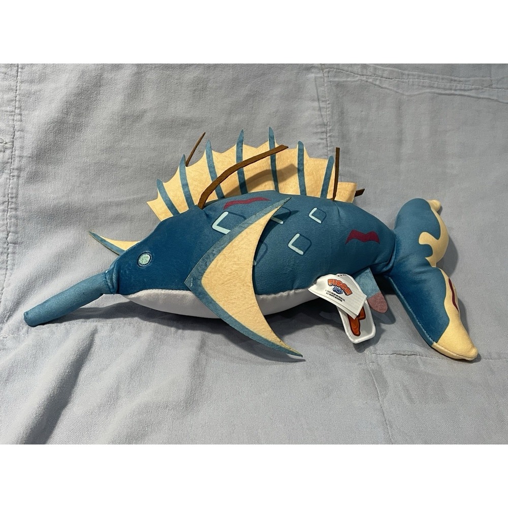 NEW Fisch 8" Collectable‎ Mystery Deluxe Plush - Open Box Scurvy Sailfish & Code